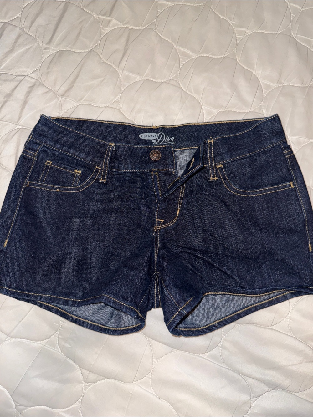 Old Navy Diva Dark Indigo Denim Shorts